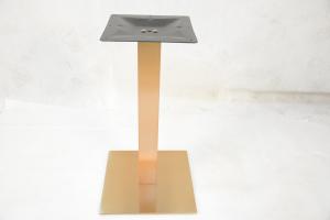 China 71cm Height Banquet Table Legs Stainless Steel Furniture Parts Copper Color wholesale