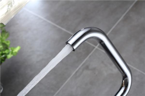 Zinc Alloy Stainless Steel Kitchen Faucet , Kitchen Mixer Tap Industrial Sink