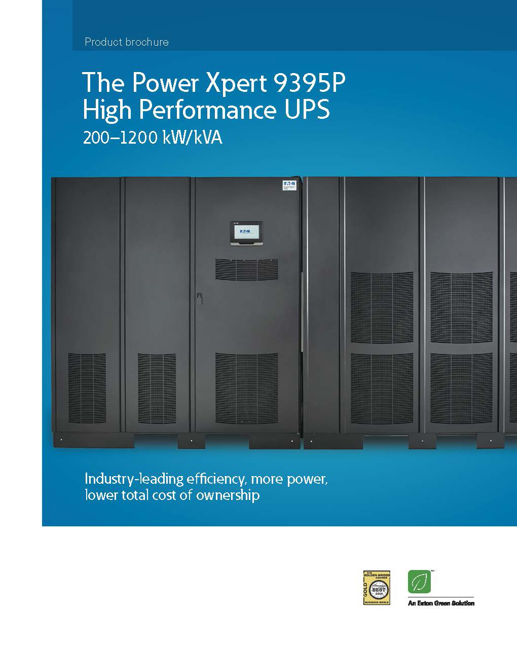 Eaton Power Xpert 9395 200KVA 250KVA 300KVA 400KVA 500KVA 550KVA 600KVA 3 Phase Online UPS System