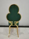 Flannel 108cm 47.5cm Stainless Steel Dining Chair