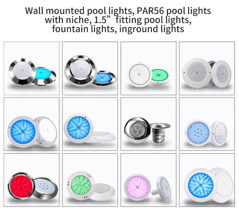 Durable 6W RGB LED Swimming Pool Light , Multicolor Inground LED Pool Light Fixture