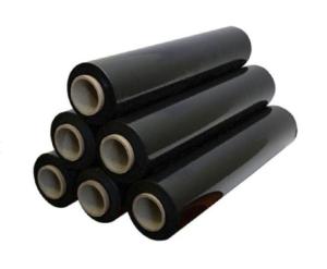 China LLDPE Black Shrink Wrap Plastic Rolls Film 10micron wholesale