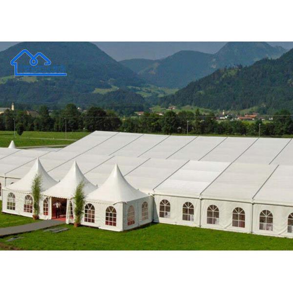 Waterproof Roof Aluminum Clear Pagoda Tent For Small Wedding Event