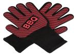 Printing Logo Heat Resistant BBQ Gloves , Insulated Cooking Gloves