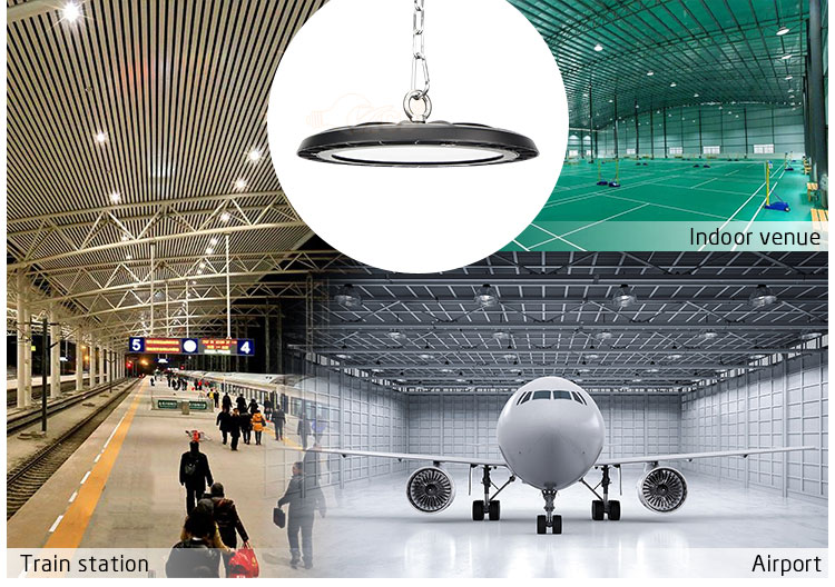 8kg Industrial LED High Bay Light 150W For Gymnasium