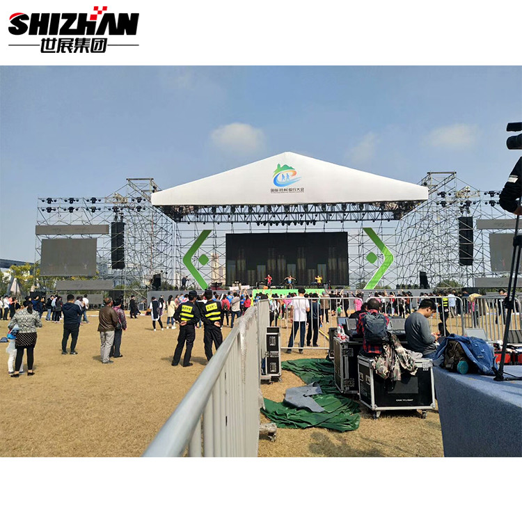 Silver Black Semi Circle Roof Easy Install Stage Lighting Round Truss