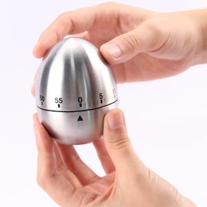 China Stainless Steel Vintage Hourglass Egg Shaped Kitchen Timer wholesale
