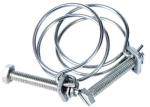 US Type Metal Hose Clamp Steel Wire Rope Clamp Galvanized Pipe clamps