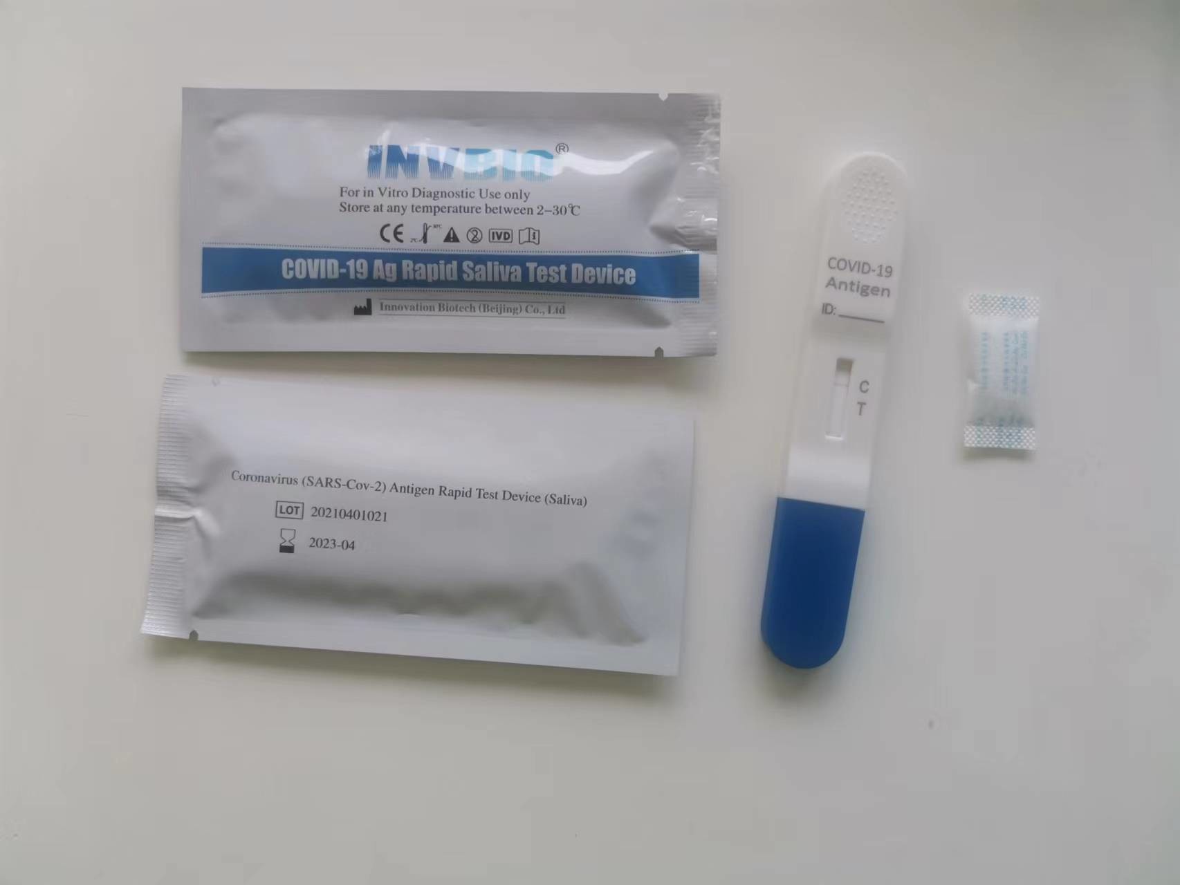One Step Oral At Home Antigen Test Kit SARS-CoV-2 Saliva Lollipop Test