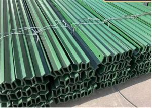 China Huge Painted Green Color Farm Fence 7ft Metal Star Picket wholesale