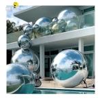 Pink PVC Inflatable Mirror Ball Event Decoration Big Shiny Balloon