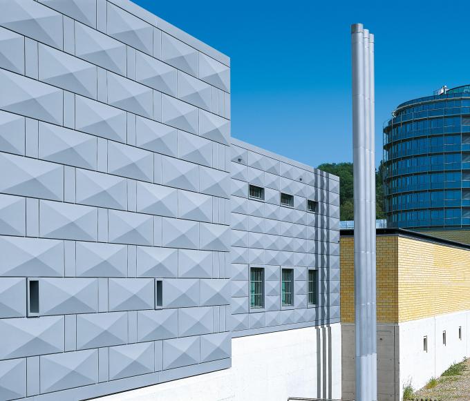 Elegant 3D Aluminum Wall Cladding Panels For Building Decoration 2