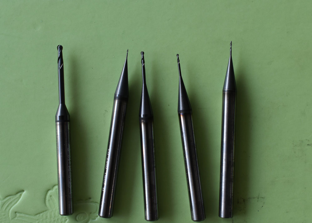 Deep Groove 1mm Long Neck End Mill For Aluminum