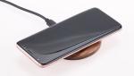 Round Qi Standard Universal Wood / Bamboo Wireless Charger Charging Pad