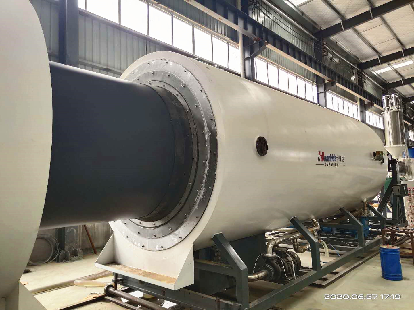 20-Year HDPE Pipe Extruder For PU Foam Insulated Foaming Production Line In China