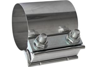 China Wide Band 64mm 2.5 Inch Stainless Steel Exhaust Clamps wholesale
