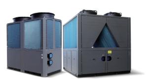 China 45kw - 350kw R410a Refrigerant Domestic Hot Water Cooling and Heating for Commercial Requirements wholesale