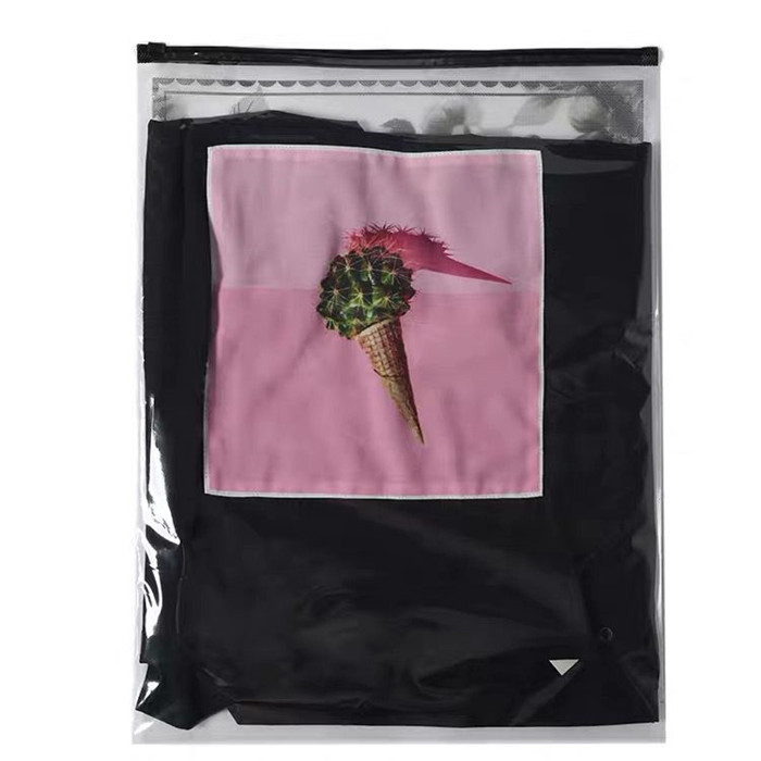 MOPP CMYK Resealable Clear Ziplock Bag Packaging VMPET For Clothing