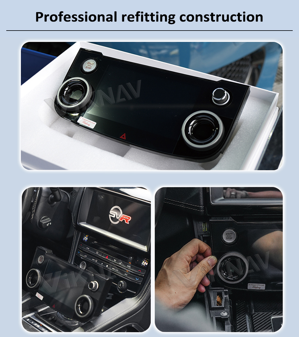 10 Inch Car AC HVAC Control Panel For Jaguar XE XF XEL F-Pace 2015-2020 LCD Touch Screen