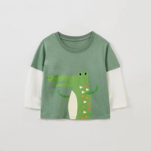 China 145CM 28KG Cool Long Sleeve Shirts For Summer Full Sleeve T Shirts Cartoon Animal wholesale