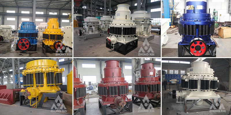 Jiaozuo zhongxin spring stone cone crusher in factory stone crashing machine