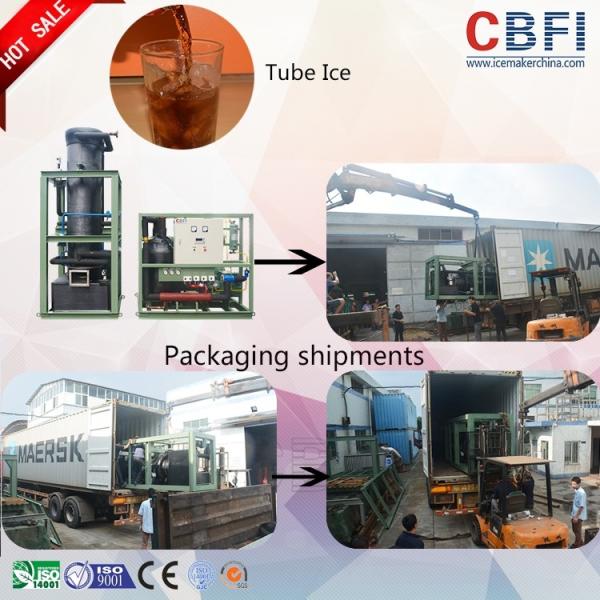 Human Consumption 304 Stainless Steel Tube Ice Machine air pressure control