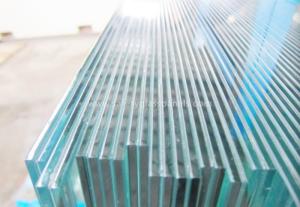China External Balustrade Glass Handrails For Stairs , Flat / Curved Glass 15mm wholesale