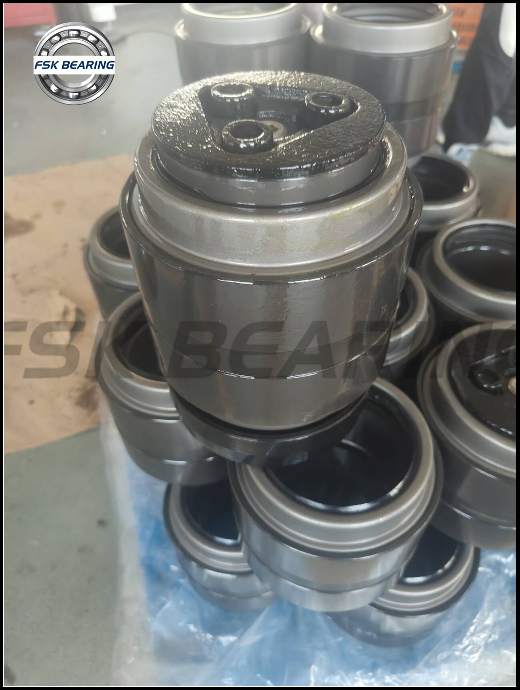 Metric Size GG 6 7/8 Journal Roller Bearings For Train Compelete Unit 174.612*301.803*196.85 mm
