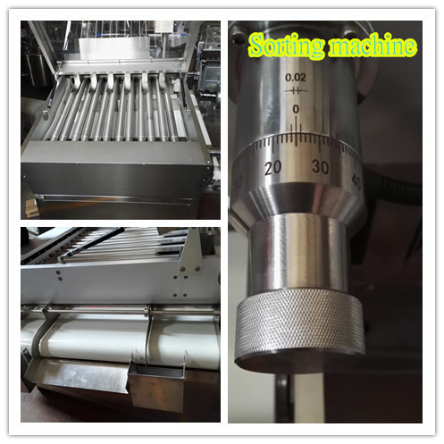 8 rollers Automatic Paintball / Soft Capsule Sorting Machine , Capacity Max 400000
