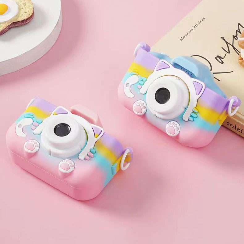 32GB Card Children HD Video Digital Camera for 2-4 Years Unisex and 2 Inch IPS Screen