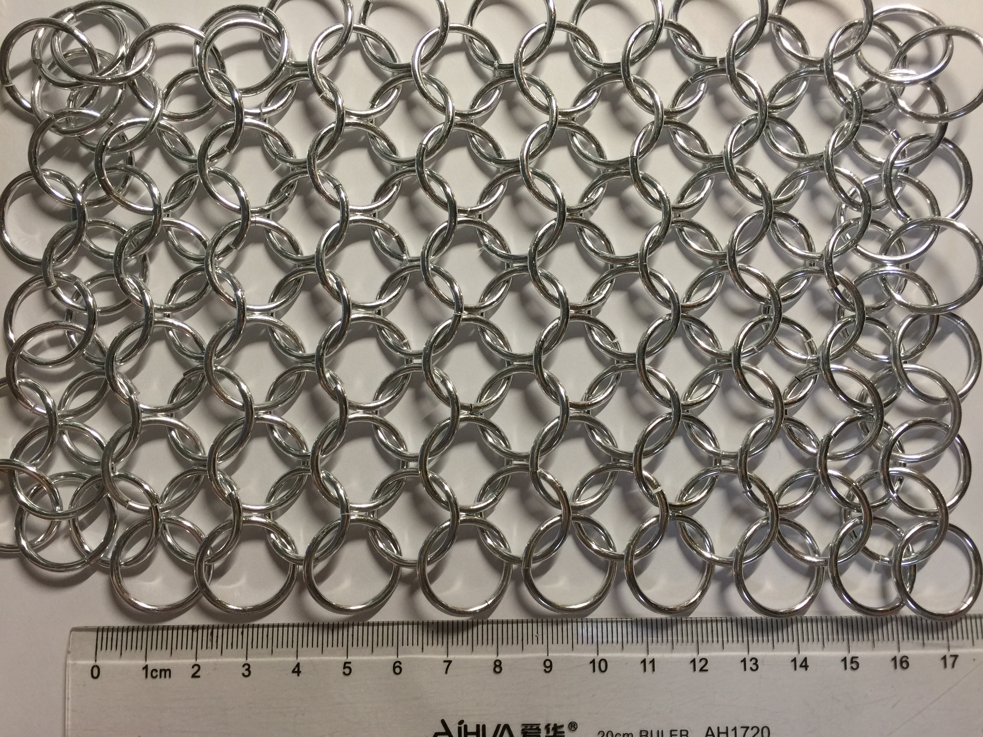 Beautiful Gold Ring Decorative Wire Mesh 1.0mm Diameter