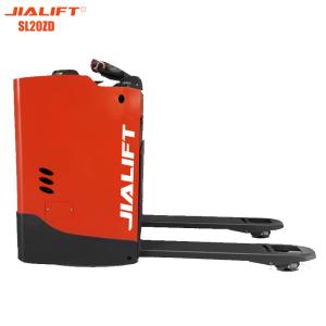 China 2000kg Electric Pallet Truck Seated On SL20ZD Rated Traction 120mm Lifting wholesale
