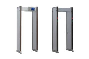 China 33 Zones Security Walk Through Metal Detector Gate Battery Lasting 48 Hours wholesale