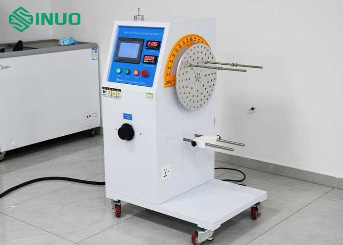 Clause 25.14 Of IEC 60335-1 Power Cord Flexibility Test Equipment PLC Control