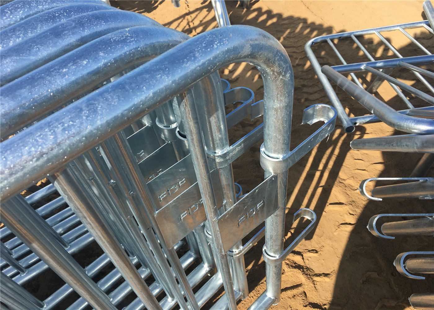 Galvanized Crowd Control Barrier