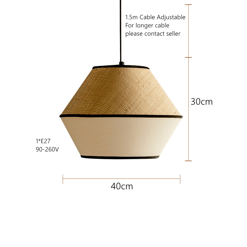 Bohemia Wabi Sabi Handmade New Design Rattan American farmhouse pendant light(WH-AP-575)