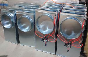 China Dust Collection Ducting 1.5mm Pneumatic Sliding Damper wholesale