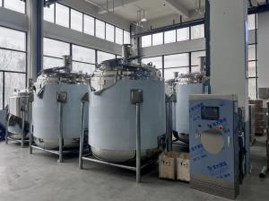 China Customized Mixer Tank Heating / Cooling 1000 Gallon Stainless Steel Mixing Tank wholesale
