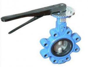 China DN 100 PN 16 water butterfly valves SS Body By Lever Operated And Seat is EPDM,304,316,WCB wholesale