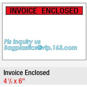 packing list custom self adhesive envelope packing slip, packing list envelope