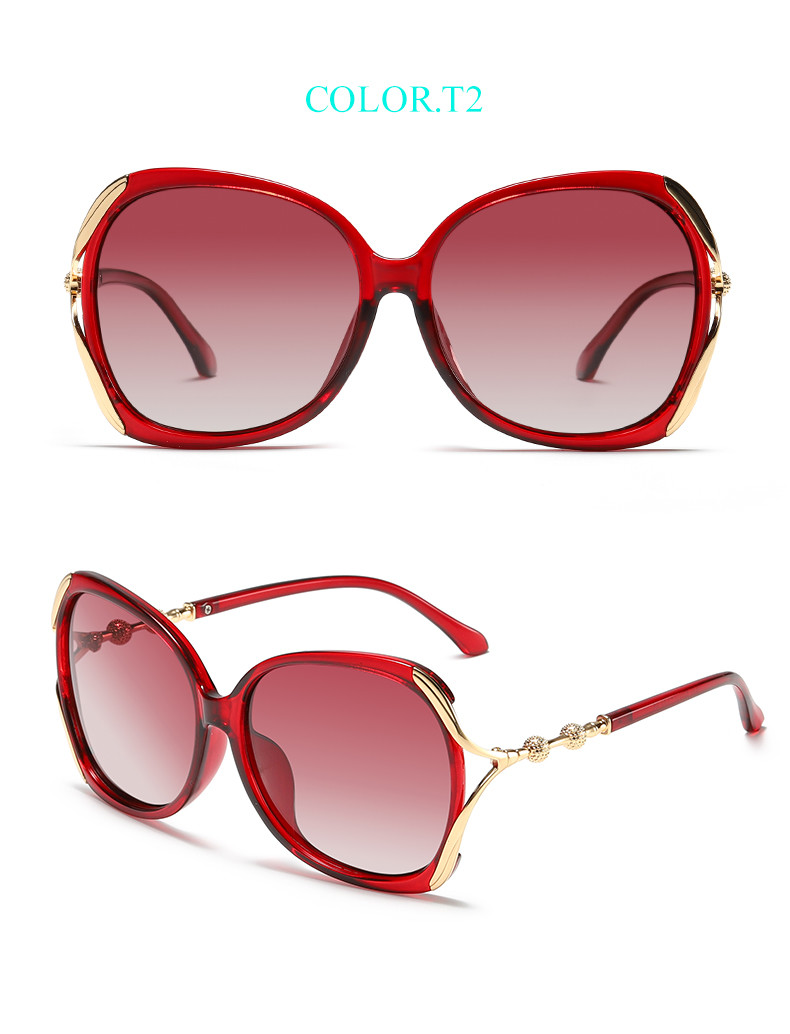 UV400 Square Luxury Sunglasses Designer Authentic Round Retro Ladies Shades