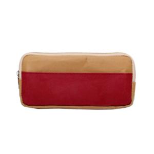 China Factory Manufacture recycle washable kraft paper zip clutch bag travel organizer bag wholesale