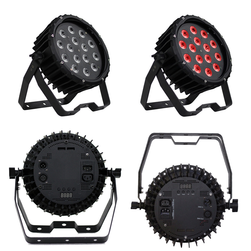LED DJ Par Lights for Stage - 90W LED Par Can Light RGBW DMX Control Uplights for Wedding Church Events Party