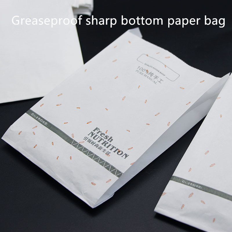 Disposable Biodegradable Greaseproof Takeaway SOS Paper Bag