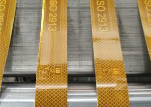 China SASO 2913 Adhesive Retro Reflective Conspicuity Tape For Truck wholesale