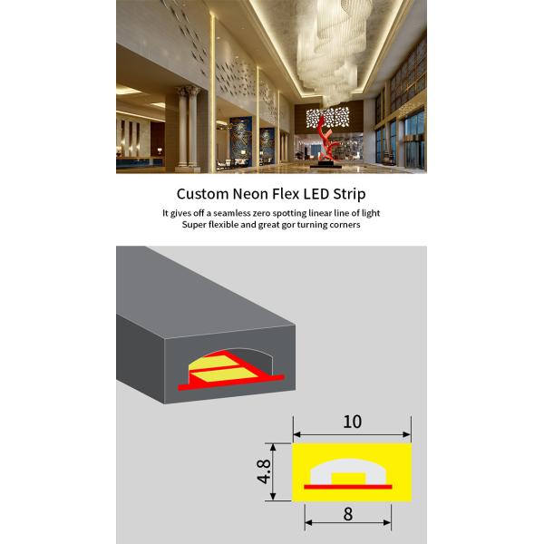 8mm Width Flexible IP65 LED Strip Light Indoor And Outdoor Neon LED Light Strip