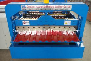 China Colors Metal Tile Roofing Sheet Roll Forming Machine For Building Wall And Roof wholesale