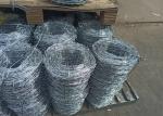 Traditional Double Twist Barbed Wire Galvanized Steel Material Protection