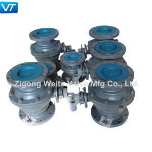 China Casting Steel WCB Floating Ball Valve Ball A105+ENP 6'' 150LB wholesale