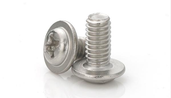 Phillips Stainless Steel Machine Screws , Flanged Button Head Screw ISO9001